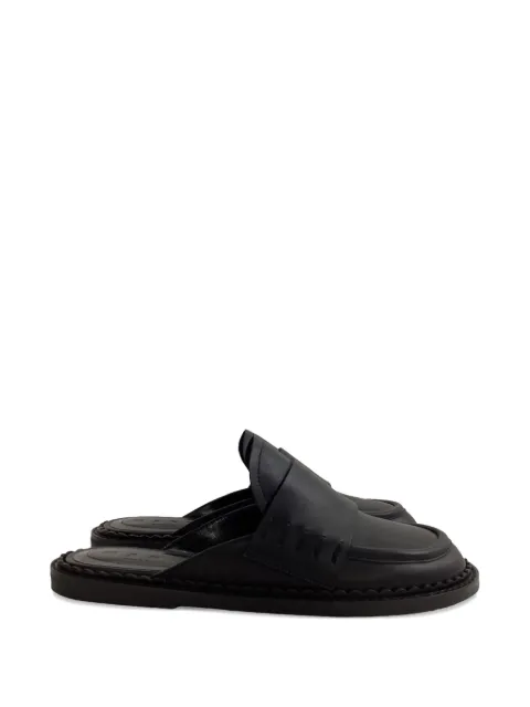 Marni Pre-Owned leather mules Black NAPPUUSSH465977W