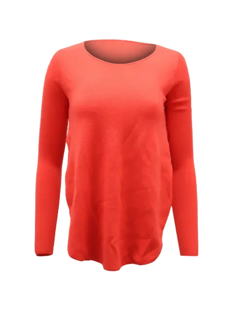 Theory crew-neck wool sweater Orange NAPPUGBCL110175W