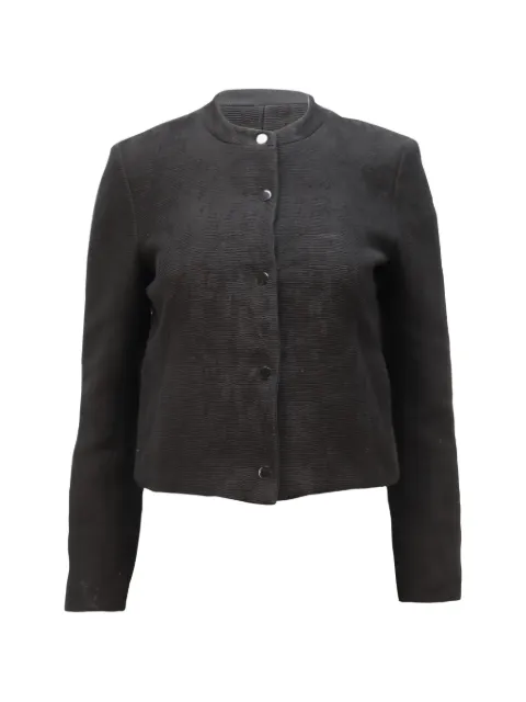 SANDRO cropped corduroy jacket Black NAPPUGBCL102841W