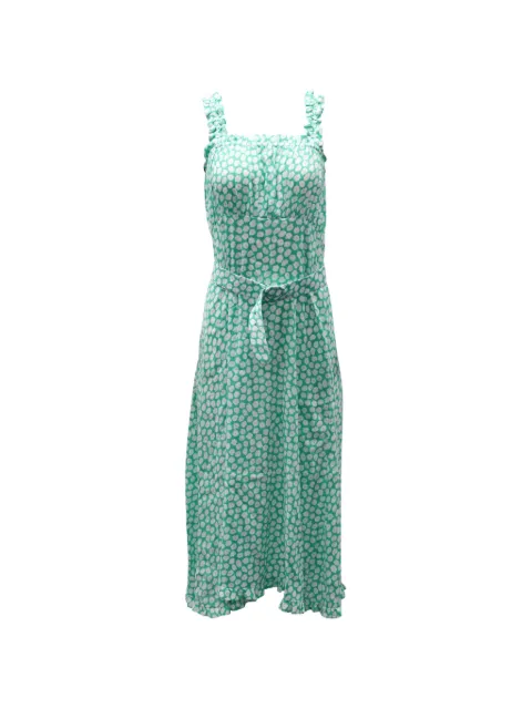 Faithfull floral-print dress Green NAPPUGBCL128951W
