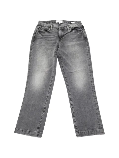 FRAME Nouveau straight cropped jeans Grey NAPPUGBCL099575W