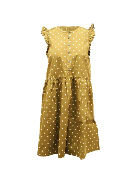 Madewell polka-dot sleeveless dress Brown NAPPUGBCL106326W