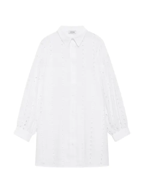 ANINE BING Mariane broderie anglaise dress White A0211816WTI26WHITE