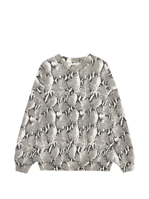 ANINE BING python sweatshirt Neutrals A0811773WMTL10