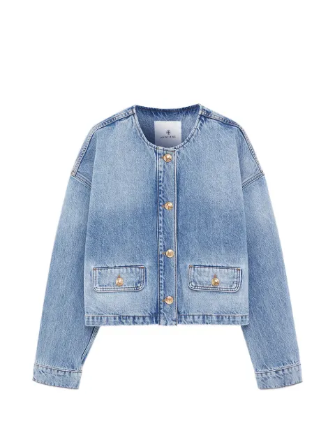 ANINE BING Blanche button-up denim jacket Blue A0111565