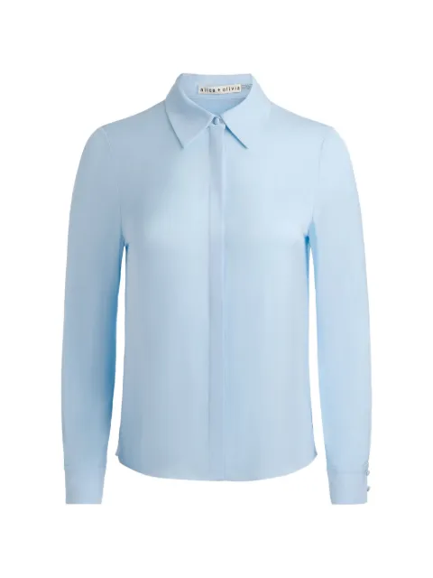 alice + olivia placket top Blue CL000080006