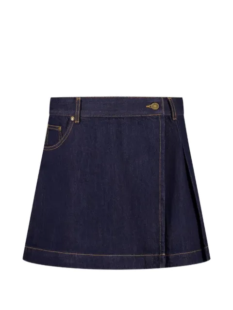 House of Sunny Pleat mini skirt Blue VOL25144