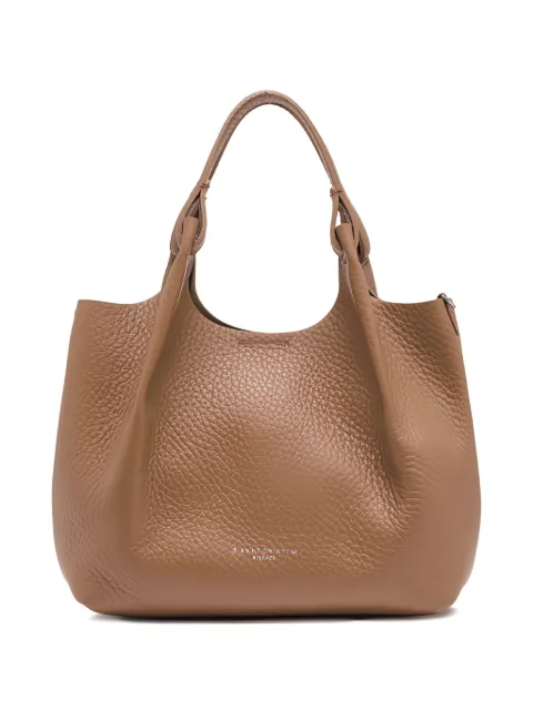 GIANNI CHIARINI Dua leather shoulder bag Brown BS9719RNGDBLDUA5313CLAY