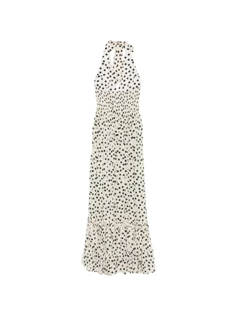 Leslie Amon Ari polka-dot maxi dress Neutrals SS26032