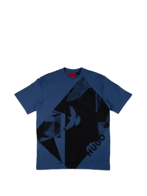 HUGO graphic T-shirt Blue 50545340