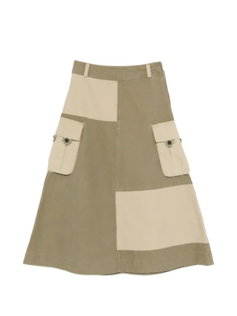 DAMSON MADDER Marcelle Barn maxi skirt Green SS26DM3408