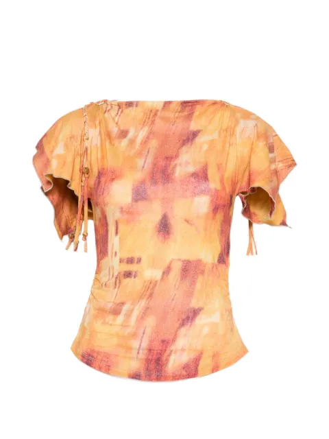ISABEL MARANT Jazia top Orange HT0875FBD2K07I