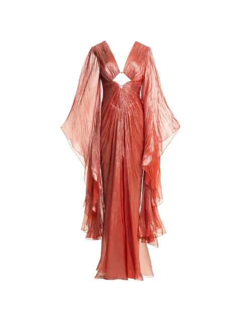 Maria Lucia Hohan Greta cut-out maxi dress Orange PF006407