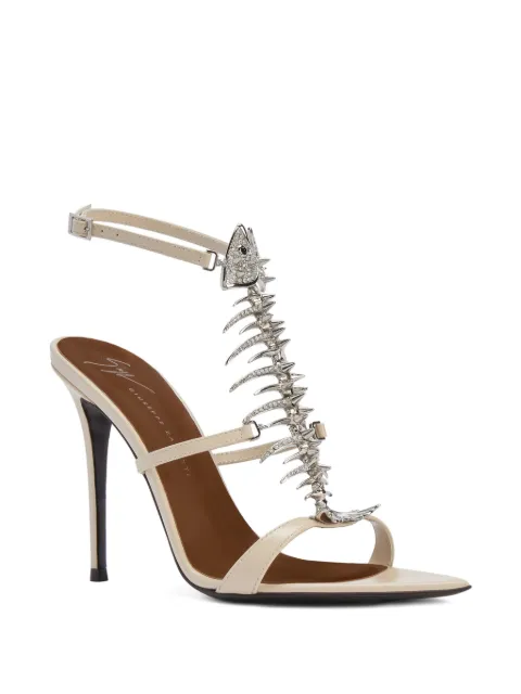 Giuseppe Zanotti Slim 2.0 fishbone pumps Neutrals E600001002