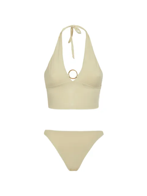 Taller Marmo ring-detail bikini set (set of two) Neutrals TMSS2579101