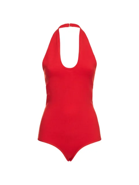 Michael Kors halterneck bodysuit Red CK684Y0003