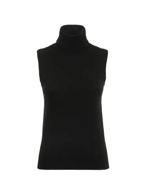 Michael Kors high-neck sleeveless cashmere sweater Black BK526Y0003