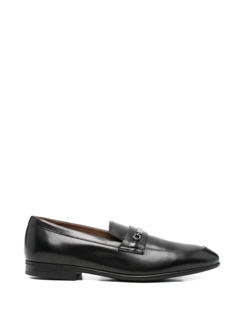 Fratelli Rossetti appliqué-detail loafers Black 15226PL65801