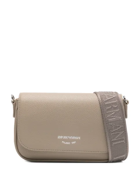 Emporio Armani logo-print crossbody bag Neutrals EW000538AF12036