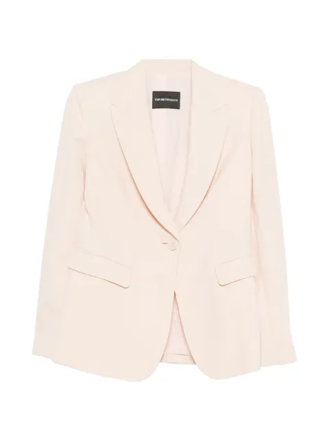 Emporio Armani single-breasted blazer Pink EW003228AF20193