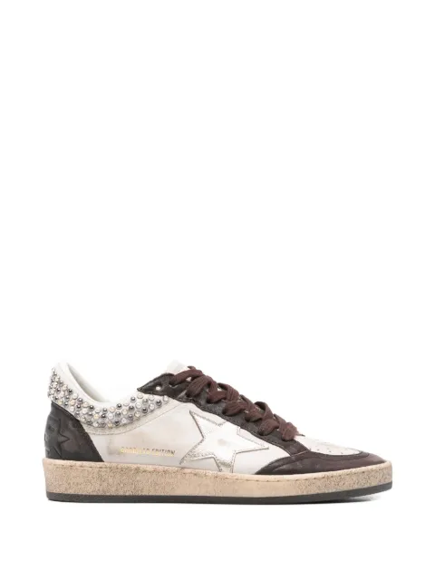 Golden Goose star embellished sneakers Brown GWF00832F008147