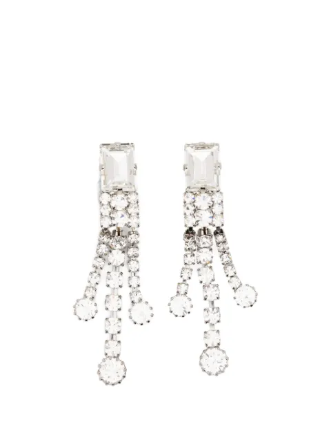 Alessandra Rich crystal embellished earrings Silver FABA3320J0004