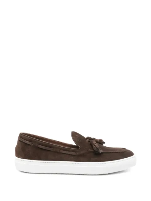 Fratelli Rossetti tassel-detail suede loafers Brown 45814PL24221