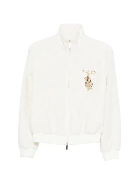 Emporio Armani appliqué zip jacket White EW003913AF20487
