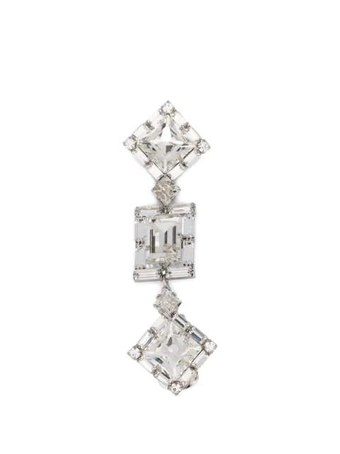 Alessandra Rich crystal drop earrings Silver FABA3322J0004