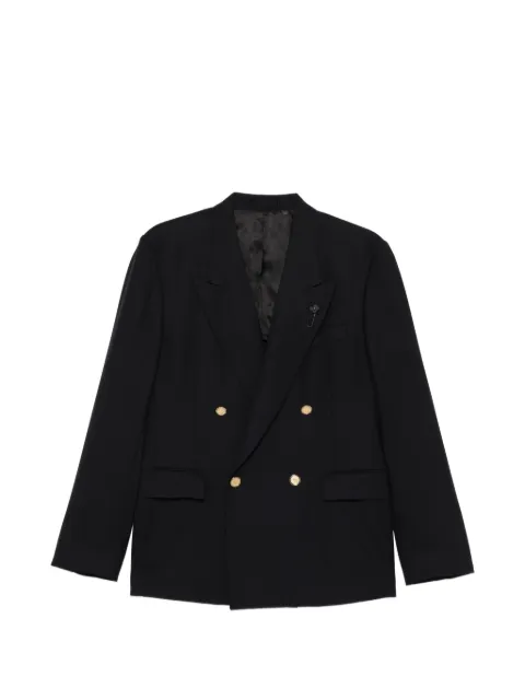 Lardini double-breasted blazer Black PA5810EHCN64424