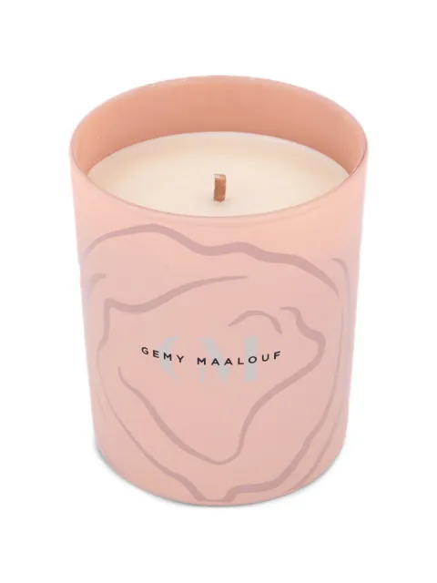 Gemy Maalouf Tonka & Balsam scented candle Pink GMCANDLE