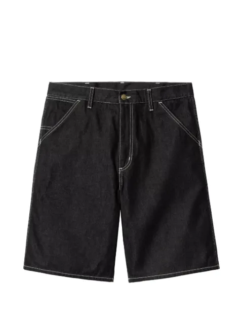 Carhartt WIP Simple contrast-stitch shorts Black I033333892Y