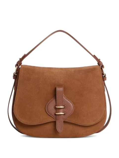 Coccinelle Mavery saddle leather mini bag Brown E1U7H180101