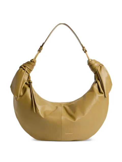 Coccinelle Furoshiki knot-detail large shoulder bag Neutrals E1U1A130101