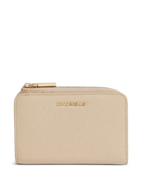 Coccinelle logo-appliqué wallet Neutrals E2MW511D101