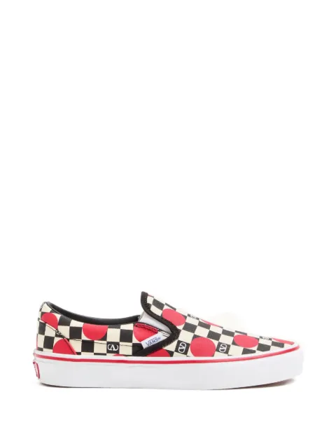 Valentino Garavani x Vans checkerboard slip-on sneakers Neutrals WS0NY9WHX