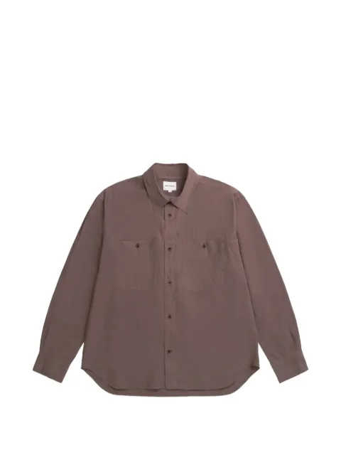 Norse Projects button pocket shirt Brown N4008712080