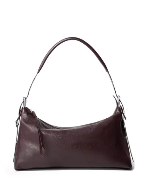 LEMAIRE belted Baguette bag in leather Red BG0167LL0108