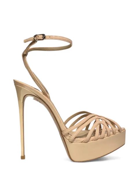 Le Silla caged platform sandals Neutrals 2892B100RCPPGSL
