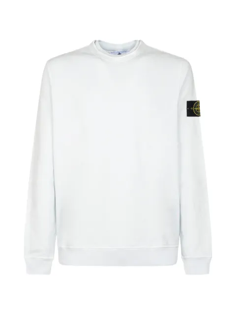 Stone Island Compass-patch sweater White L1S156100034S0060
