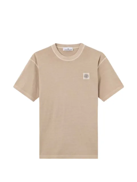 Stone Island logo-patch T-shirt Neutrals L1S152100026S0057