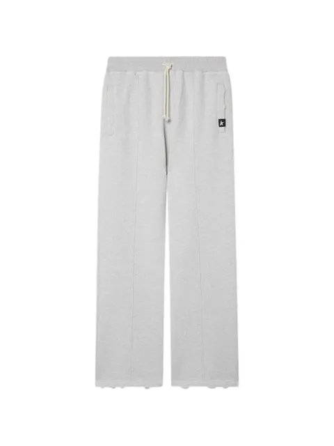 Golden Goose drawstring logo trousers Grey GUP02554P002425