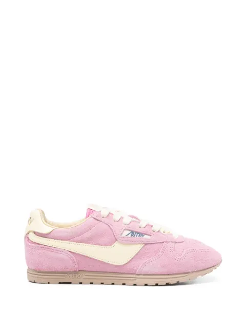 Autry Windspin suede panelled sneakers Pink WSLWUB36WINDSPIN