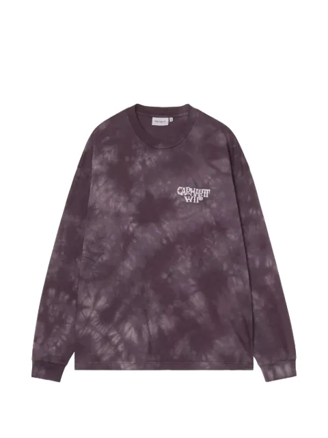 Carhartt WIP L/S Radiate tie-dye long-sleeve sweatshirt Purple I036251