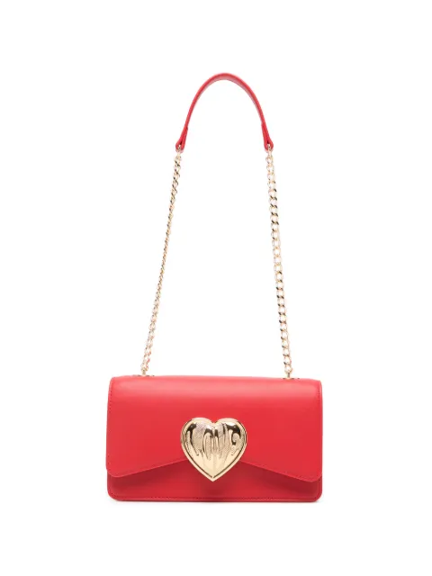 Love Moschino heart chain shoulder bag Red JC4147PP1OL16