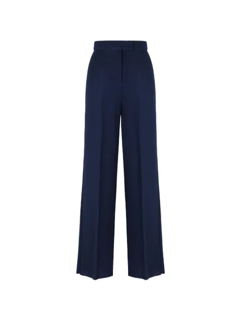 Max Mara concealed-fastening trousers Blue 2611781031600