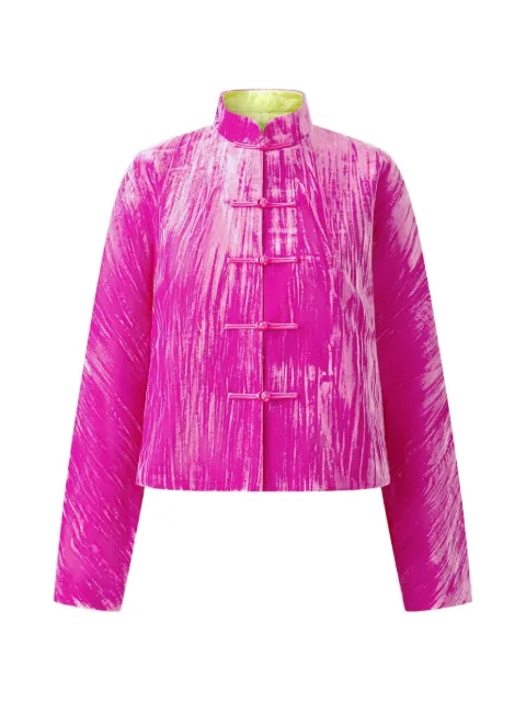 Shanghai Tang tang velvet jacket Pink Z2WRJ104DP