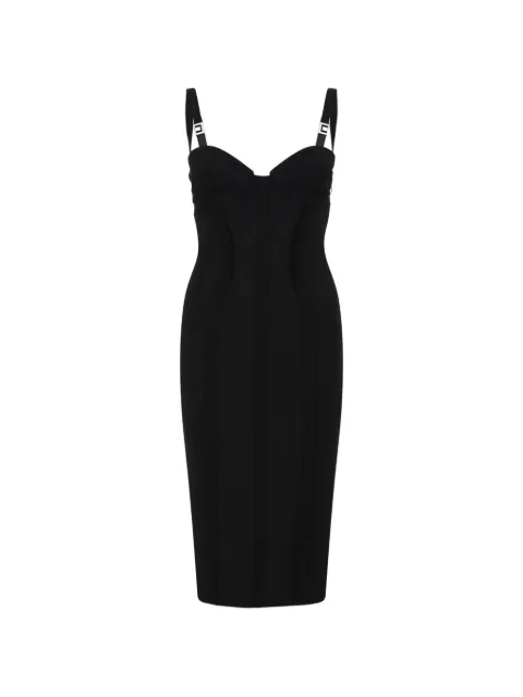 Elisabetta Franchi sweetheart-neck midi dress Black AB91861E2