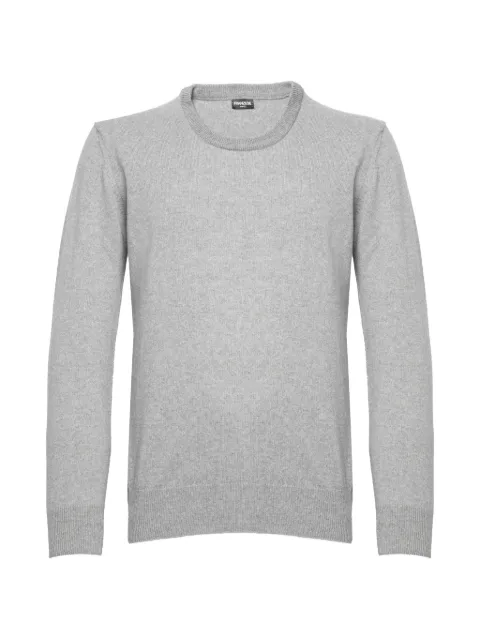 FRANZESE COLLECTION ribbed crew-neck sweater Grey FC415MGRIGIO