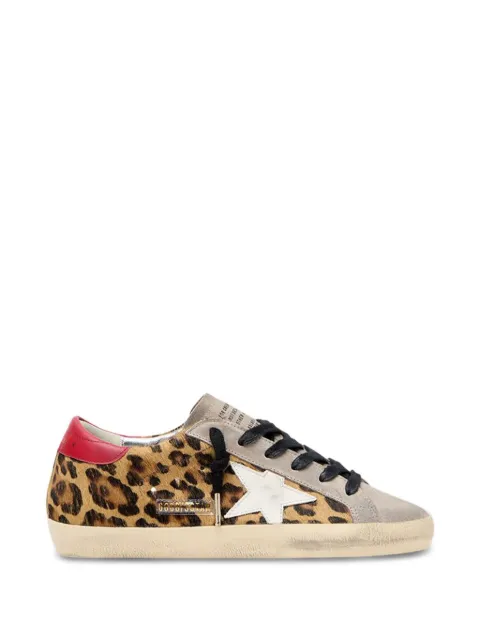 Golden Goose Super-Star leopard-print sneakers Neutrals GWF00101F008103
